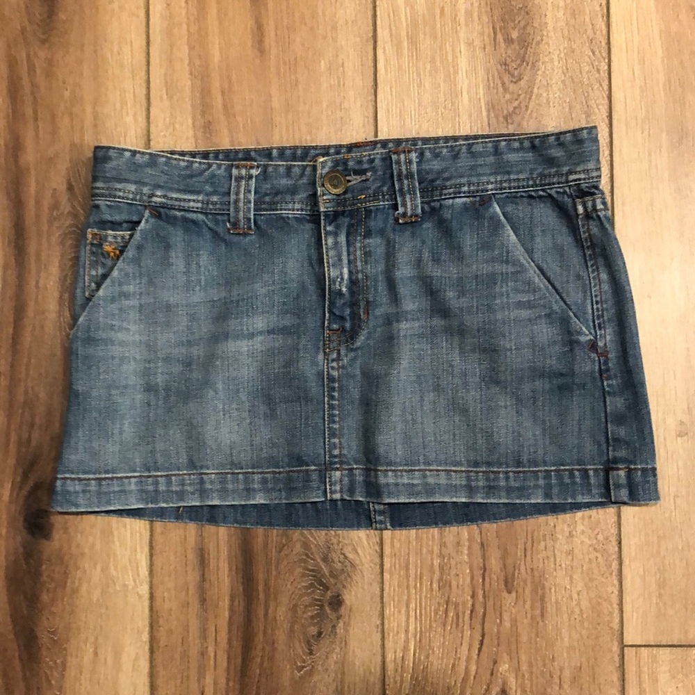 Abercrombie and Fitch denim mini skirt